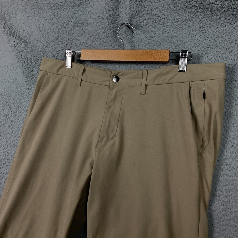 Lululemon‎ Commission Pant Men's Size 36 Trench Tan Warpstreme Stretch Chino - Picture 2 of 14
